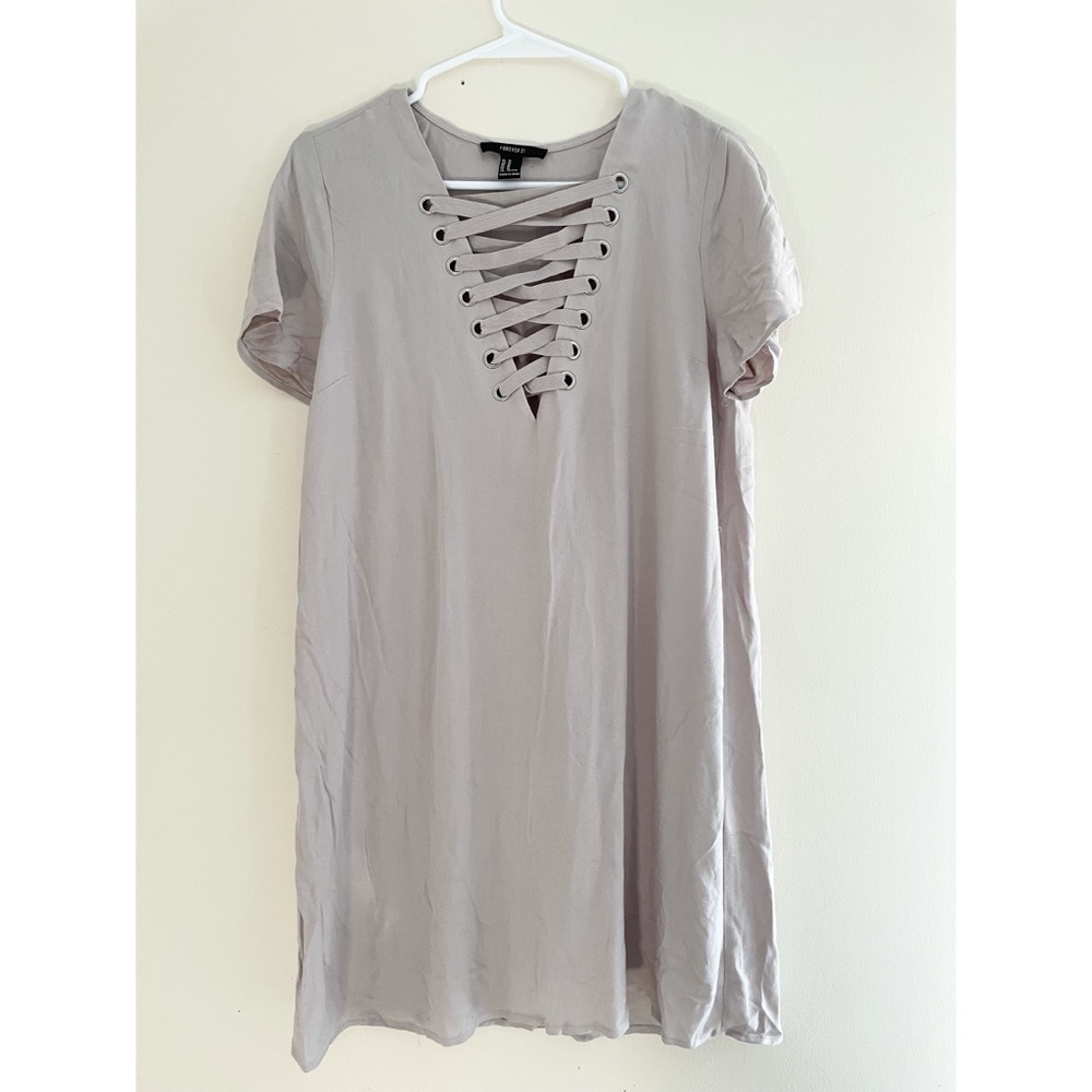 F21 Lace Up Top